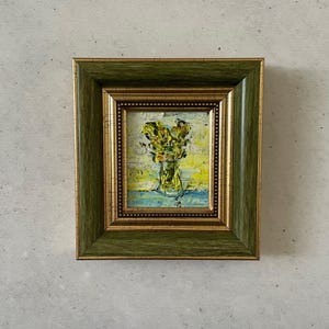 Impressionist oil painting, Oil painting miniature, Oil painting original, Original oil painting, Oil painting original small