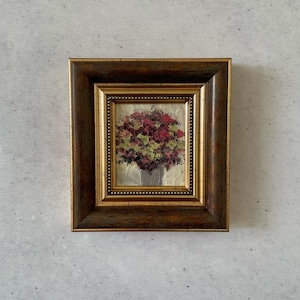 Oil painting original, Oil painting original small, Still life oil painting, Miniature oil painting, Impressionist oil painting