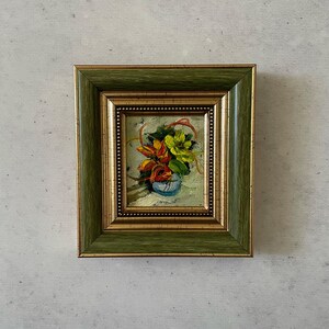 Pintura al óleo impresionista, Pintura al óleo miniatura, Pintura al óleo original, Pintura al óleo original, Pintura al óleo original pequeña