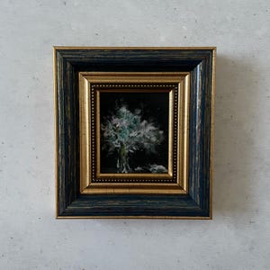 Pintura al óleo impresionista, Pintura al óleo miniatura, Pintura al óleo original, Pintura de arte original, Pintura al óleo original pequeña