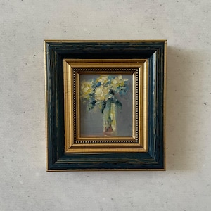 Pintura al óleo impresionista, Pintura al óleo miniatura, Pintura al óleo original, Pintura de arte original, Pintura al óleo original pequeña
