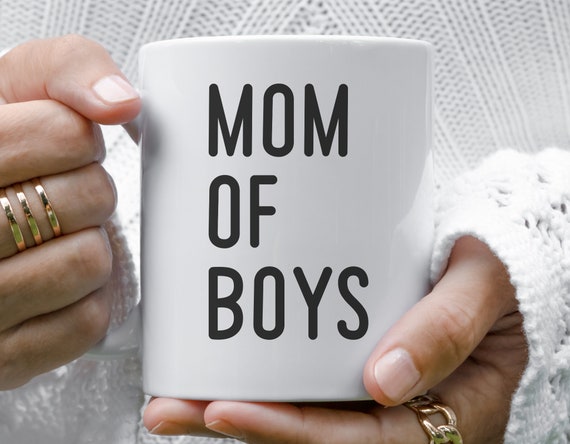 Boy Mama Coffee Mug Mom of Boys Gift Gift for Mama Mom -   Mother  christmas gifts, Mother birthday gifts, Gifts for boys