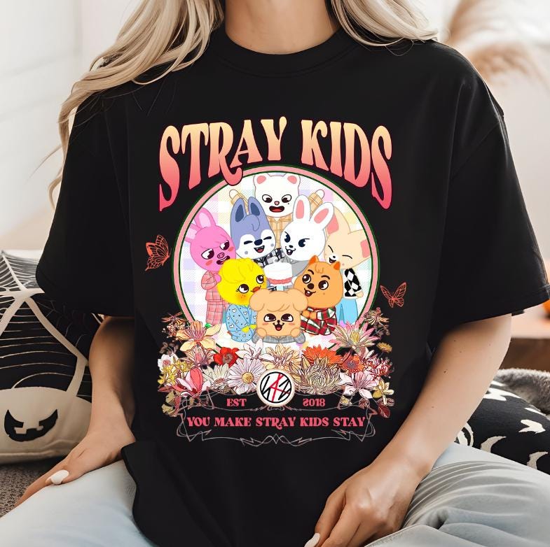 SKZOO T-SHIRT ポガリスキズ straykids フィリックス SKZOO Chick Felix (happy)