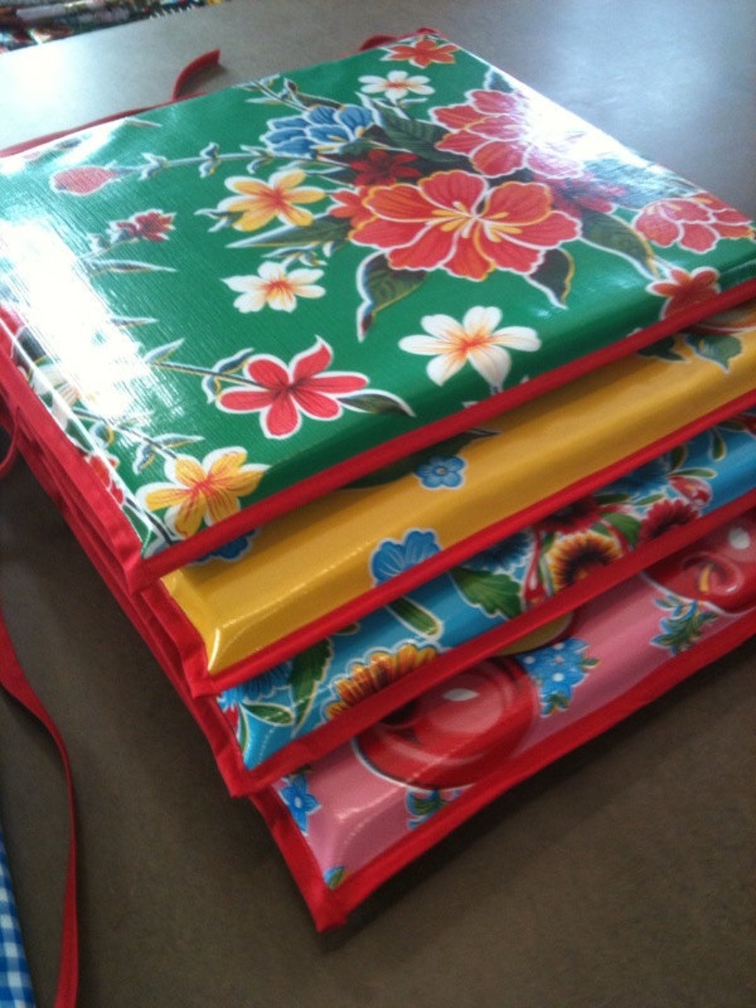 Indoor Outdoor Custom Seat Cushion With Ties Etsy