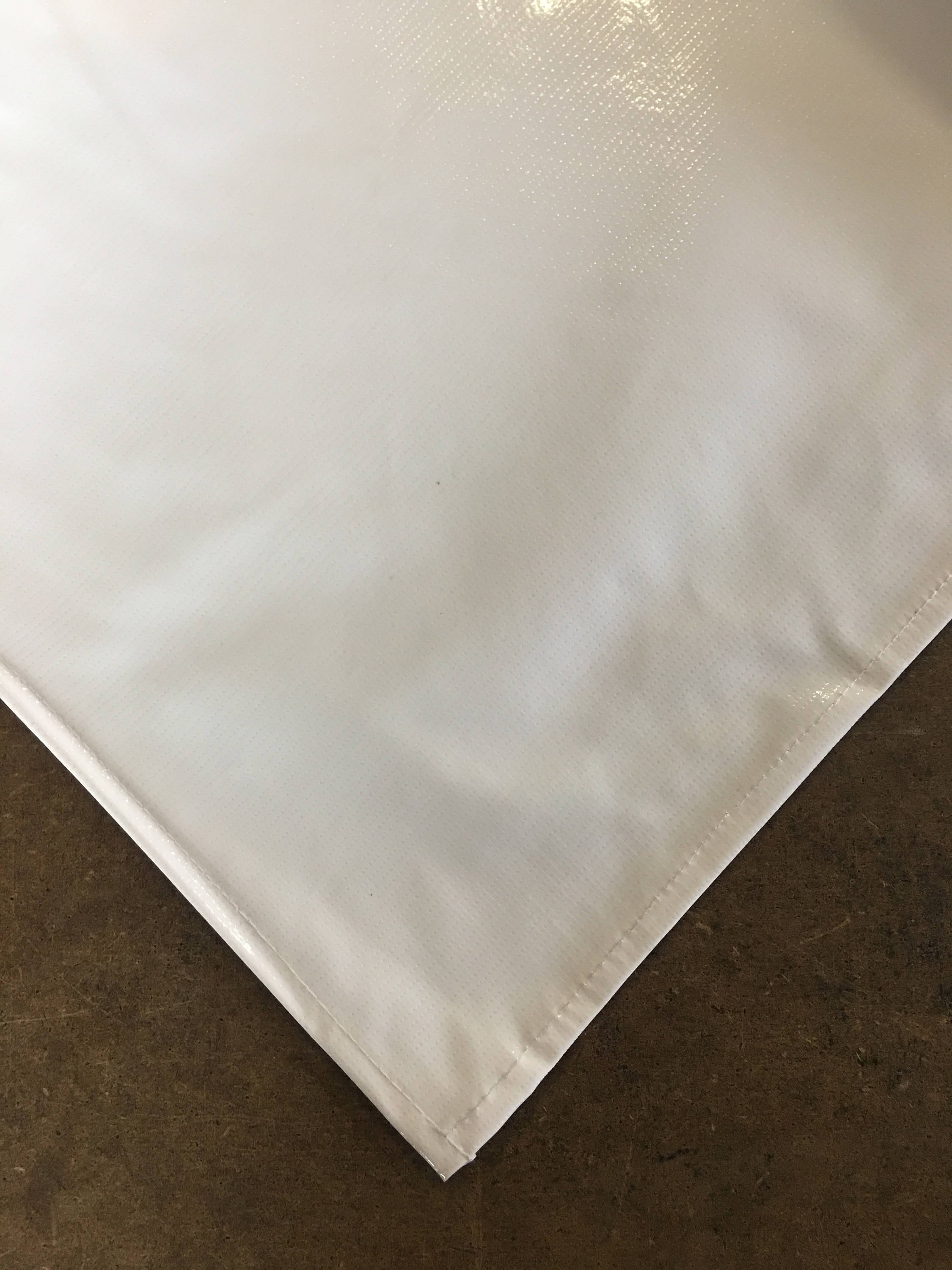 Rectangle Solid White Oilcloth Tablecloth Etsy