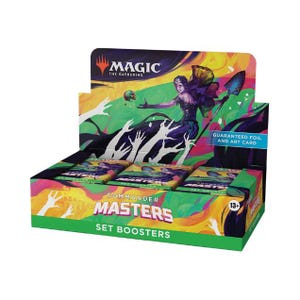 Commander Masters Set Booster Box – Enhance Your Commander Decks with Legendary Cards! Includes 24 Boosters, Rare Cards,