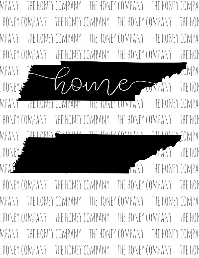 Download Tennessee SVG PNG DXF State Home Outline Instant Download ...