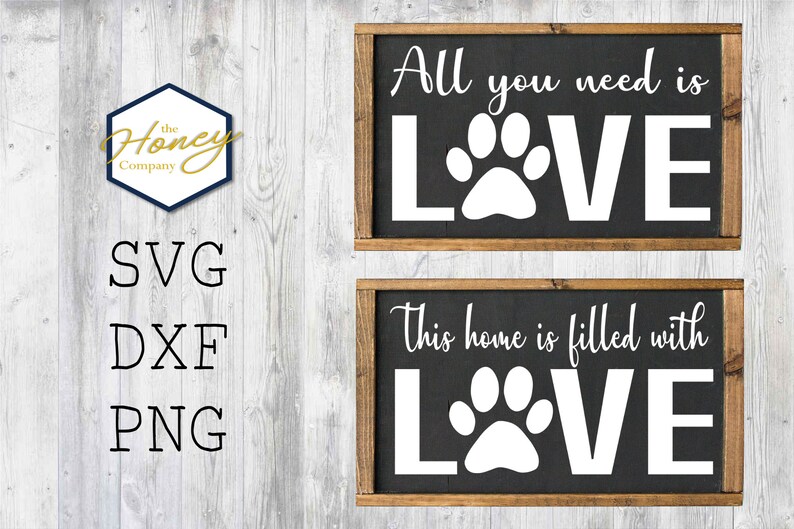 Download Dog Bundle SVG PNG DXF Welcome Love Home Paw Print Dog ...