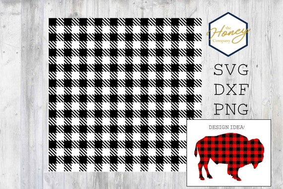 Buffalo Plaid Svg Dxf Png Stencil Fall Christmas Holiday Etsy