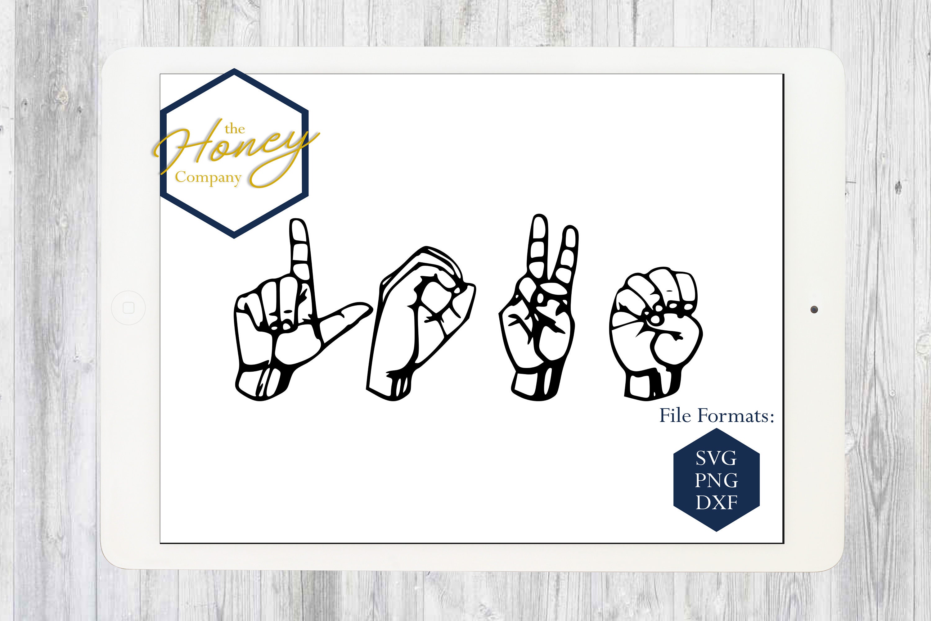 Download I Love You In Asl Svg - Layered SVG Cut File - Creative ...
