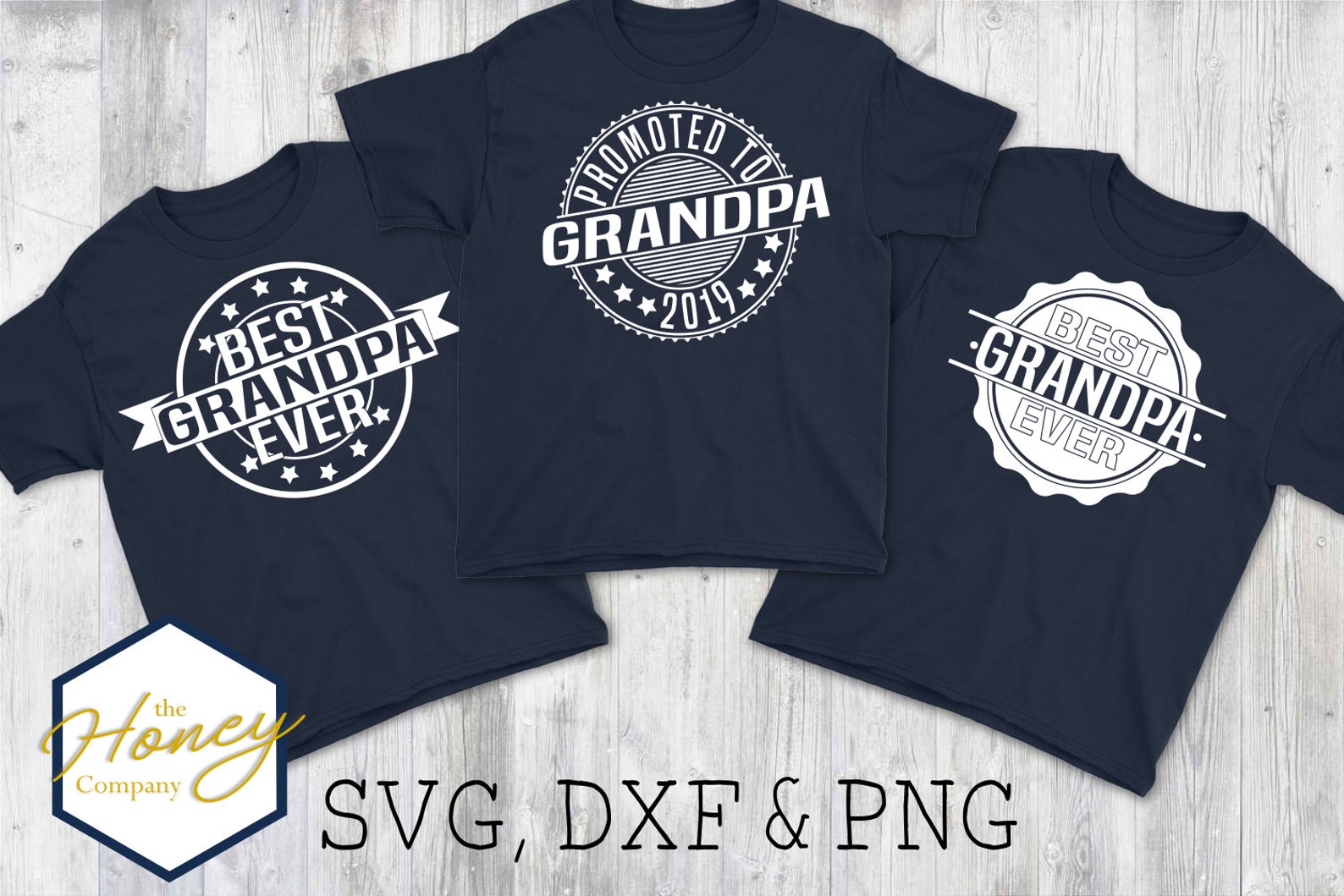 Download Best Grandpa Ever SVG PNG DXF Set Bundle Badge Fathers Day ...