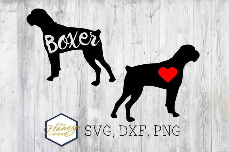Download Boxer SVG PNG DXF Dog Breed Lover Instant Download ...