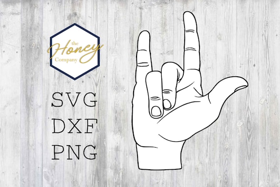 Download I Love You Sign Language Svg Png Dxf Kids Instant Download Etsy