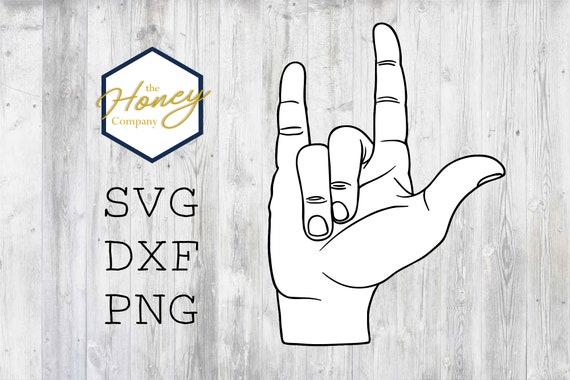 Download I Love You Sign Language Svg Png Dxf Kids Instant Download Etsy