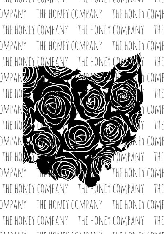 Download Free Ohio Svg Png Dxf Floral State Instant Download Silhouette Etsy SVG Cut Files