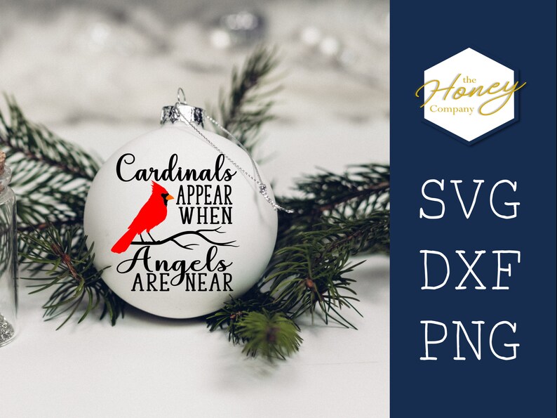 Download Cardinals Appear When Angels Are Near Christmas SVG PNG ...