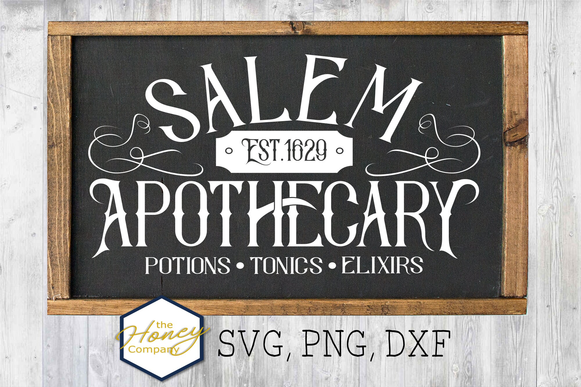 Download Salem Apothecary SVG PNG DXF Halloween Vintage Sign Instant | Etsy