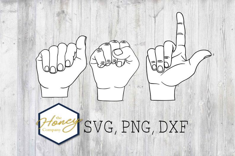 Sign Language Hands Language SVG PNG DXF Kindness Kids Instant | Etsy