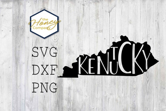 Kentucky SVG PNG DXF State Outline Instant Download Silhouette | Etsy