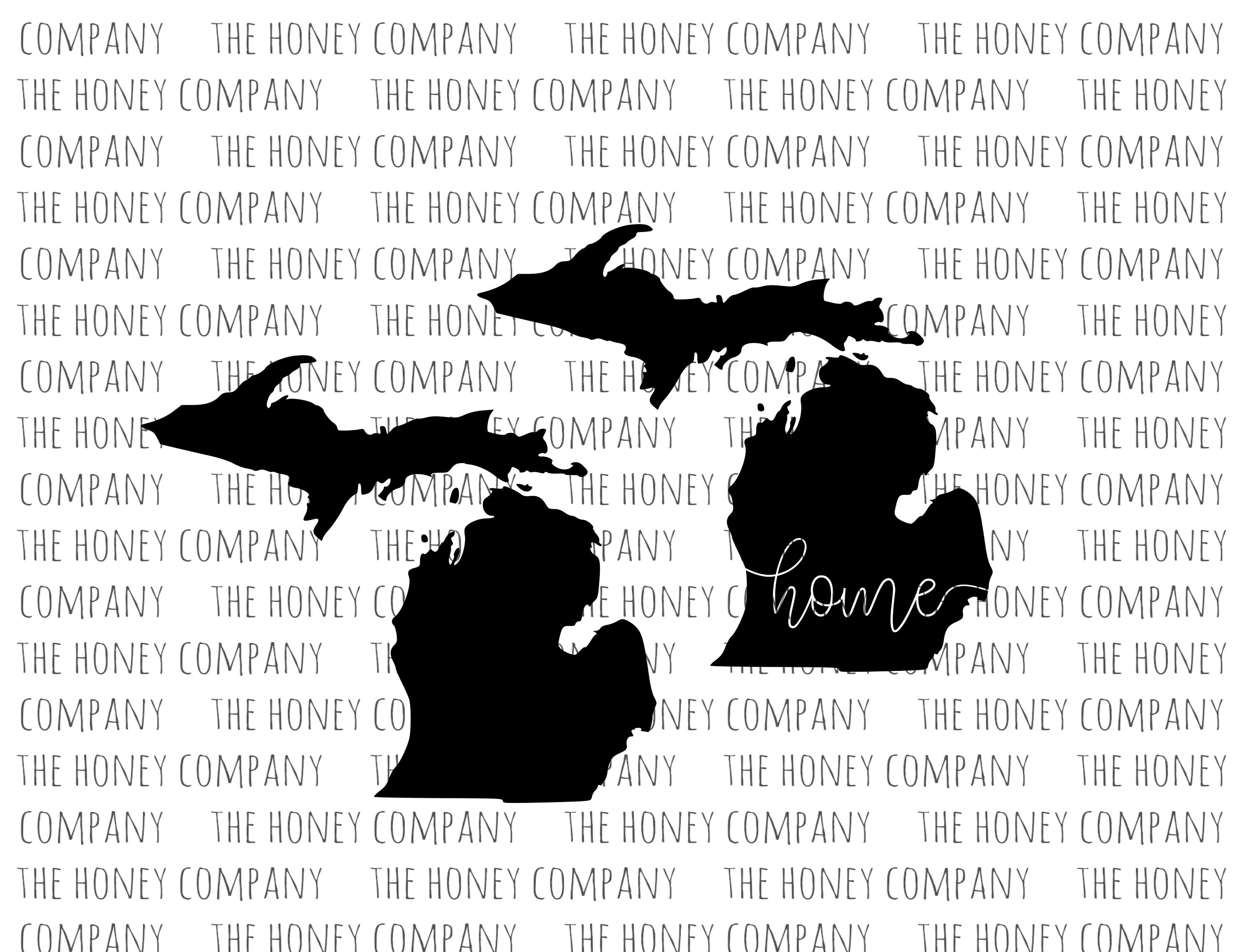 Michigan SVG PNG DXF State Home Outline Instant Download ...
