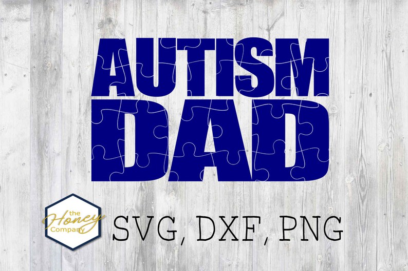 Download Autism Dad SVG PNG DXF Puzzle Piece Awareness Instant ...