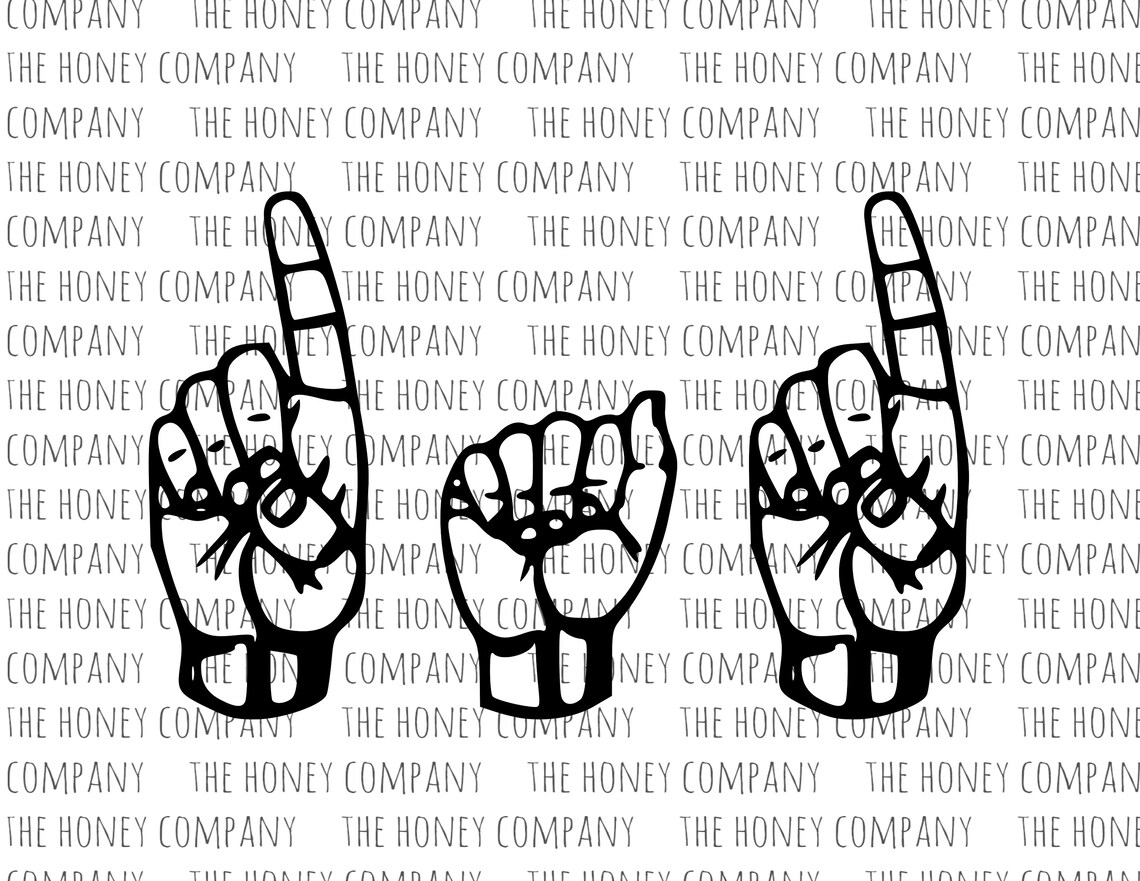 Mom and Dad Sign Language SVG PNG DXF Instant Download Etsy