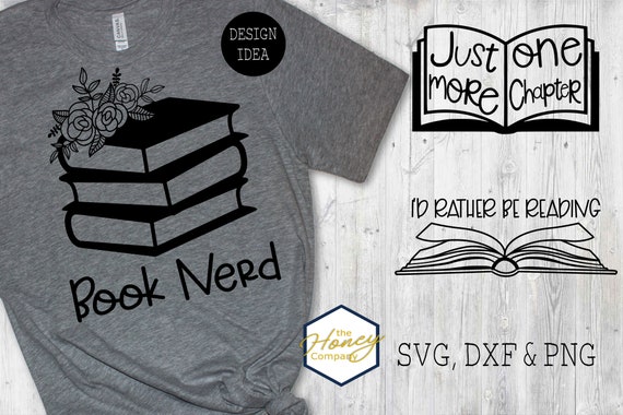 Book Reading Bundle SVG PNG DXF School Design Instant Download | Etsy