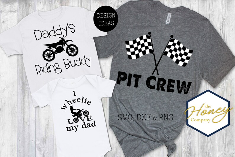 Download Moto Cross SVG PNG DXF Daddy's Riding Buddy Pit Crew Kids ...
