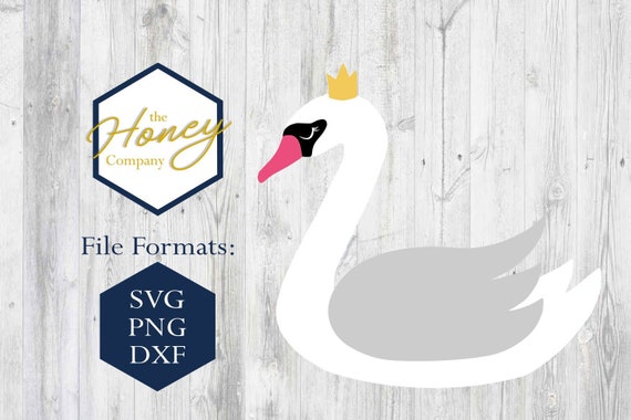 Download Free Swan Svg Png Dxf Princess Crown Instant Download Silhouette Etsy SVG Cut Files