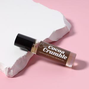 Perfume Roll On Fragrance, Travel Size Roll On Perfume, Cocoa Crumble Scented Perfume, Cocoa Perfume, Cocoa Travel Size Perfume, Purse Gift