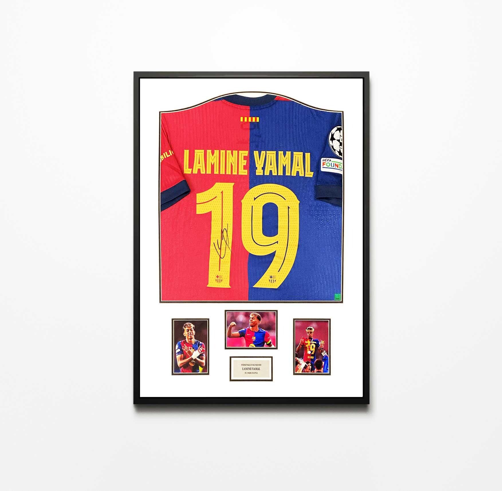 Lamine Yamal Signed Jersey - Etsy