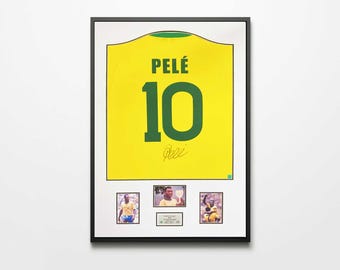 Authentically Signed Pele Jersey - Brazil