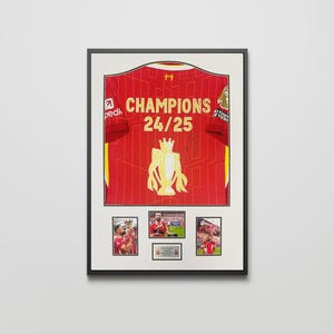 Authentically Signed Mohamed Salah Autograph - Liverpool Framed Jersey