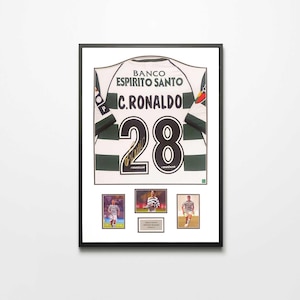 Camiseta auténticamente firmada de Cristiano Ronaldo - Sporting de Lisboa
