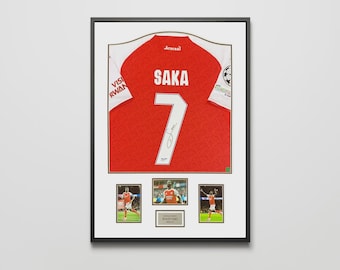 ブカヨ・サカ サイン入りアーセナル ホーム シャツ - Etsy 日本