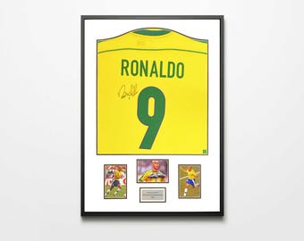 リバウド直筆サイン入りブラジル代表 97/98 ワールドカップ ホーム
