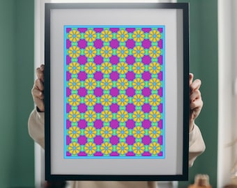 Shiraz Whispers – Colección Jardín Persa – Páginas para colorear florales, arte islámico, PDF imprimible, colorear con atención plena