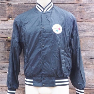 Vintage Pittsburgh Steelers NFL Football Jacket Size Youth XL or Mens M