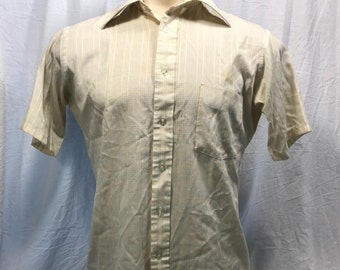 Jahrgang Van Heusen Short Sleeve Herren M Shirt