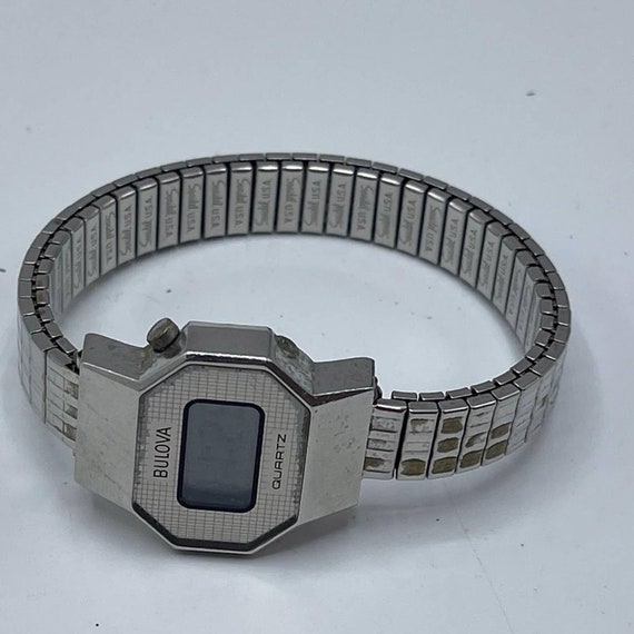 Bulova Digital Quartz Ladies Watch New Battery 19… - image 5