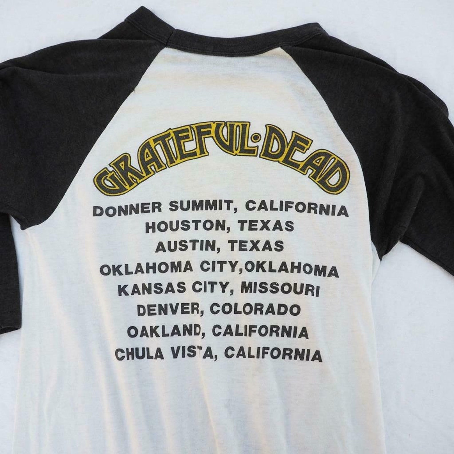 grateful dead concert tee shirts