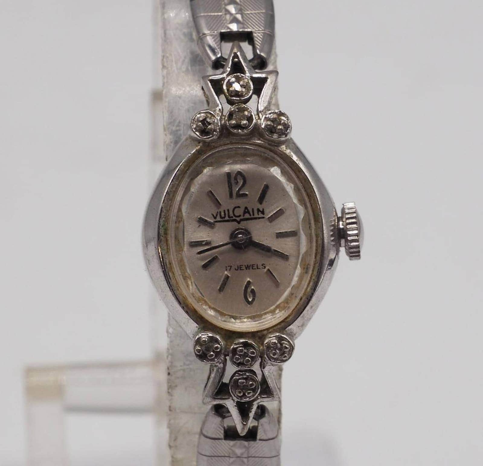 Vulcain Mechanical Winder Ladies Wrist Watch 17 Jewels Etsy Australia