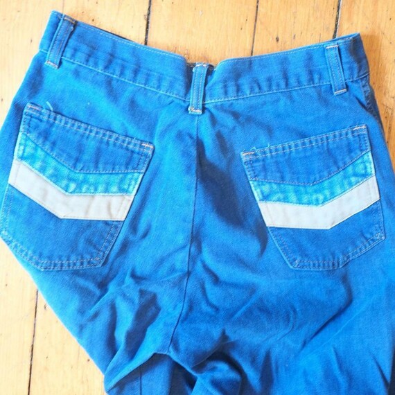 Vintage Sir Guy Blue Denim Jeans 1970's Mens 32 x… - image 2