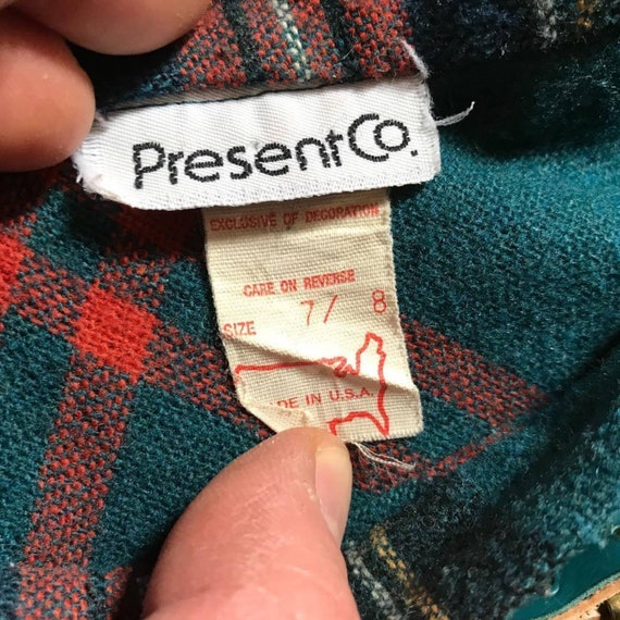 Vintage Present Co. Tartan Wool Skirts Girls Size… - image 2