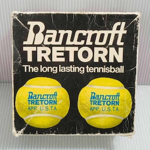 Used Bancroft Tretorn USTA Tennis Ball Advertising Lot (Ireland)