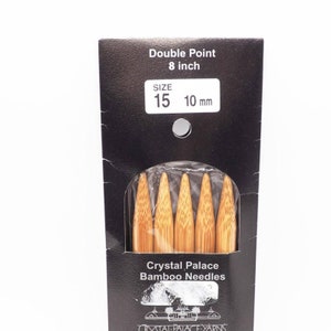 16 Crystal Palace Bamboo Knitting Needles, Circular Size 11-15