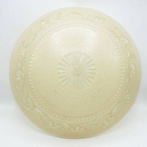 Vintage Heavy Glass Light Fixture Retro Ceiling Light Cover Bowl