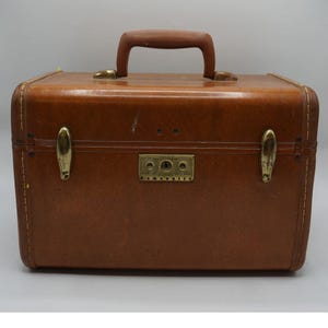 Tan Samsonite Streamlite Reise Zug Koffer Gepäck