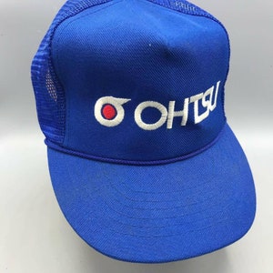 Vintage Ohtsu Mesh Adjustable Snapback Trucker Hat Cap