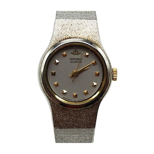 Womens Seiko Watch Silver Tone Bracelet New Battery